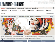 Tablet Screenshot of marne.fr